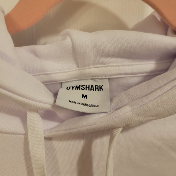 Gymshark White Grim Reaper Yeah I Deadlift Cuz Cardio Sucks Hoodie - Picture 3 of 3